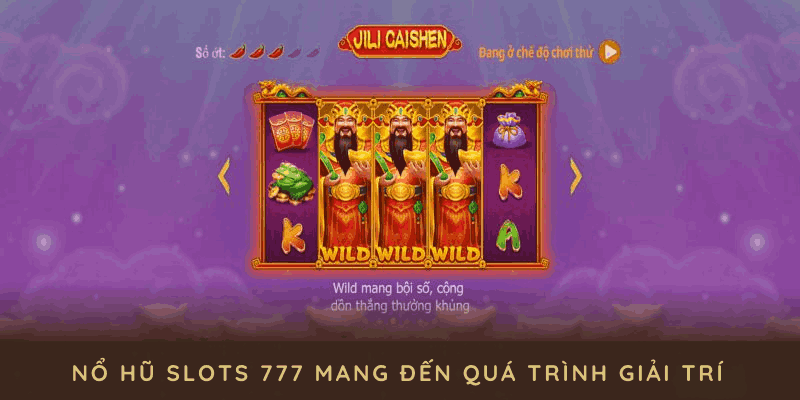 Nổ hũ slots 777 thu hút người chơi nhờ nhiều khuyến mãi hấp dẫn